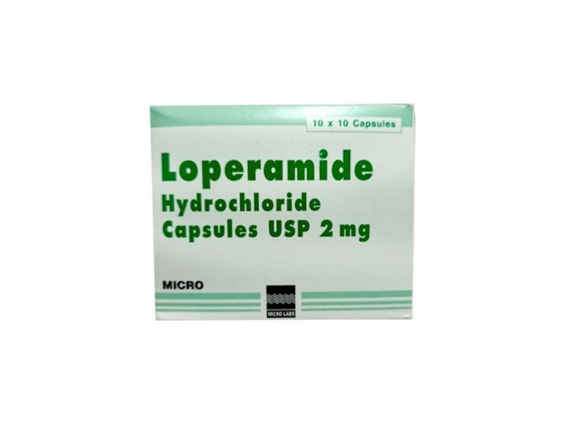 Thuốc điều trị tiêu chảy Loperamide 2mg Micro (10 vỉ x 10 viên/hộp)